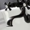 Kingston Brass KS229ORB Tub Wall Mount Clawfoot Tub Faucet with Hand Shower, Oil Rubbed Bronze KS229ORB - alternate 4